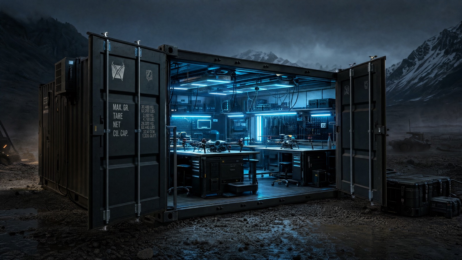 Container factory regional production node